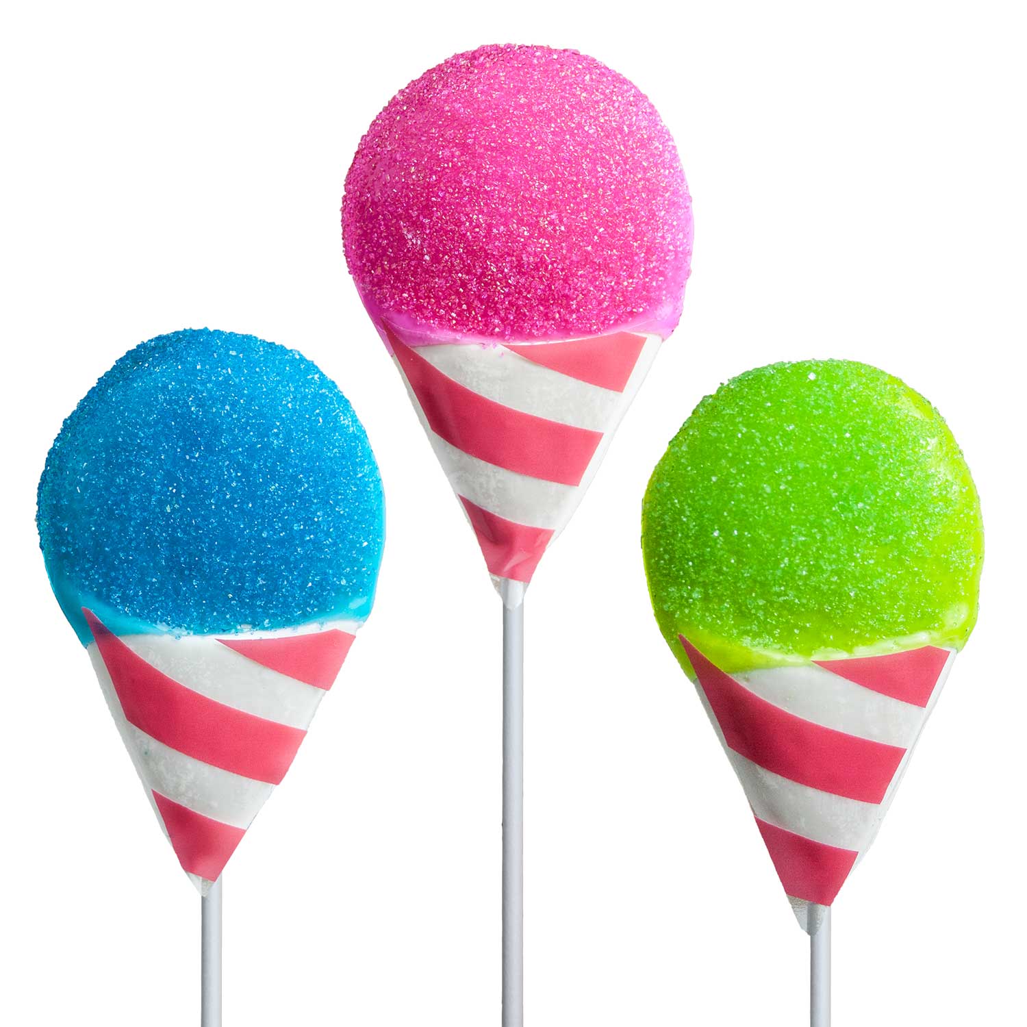 Snow Cone Lollipops - Assorted: 24 pack