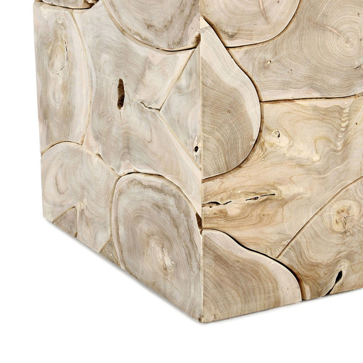 Sorrento - End Table - Bleached