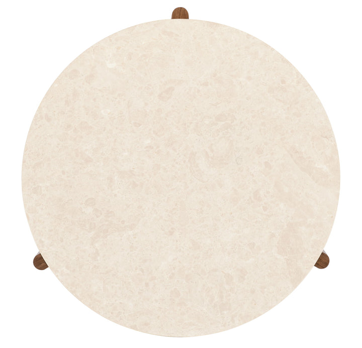 Eleana - Round Cocktail Table - Medium Wood