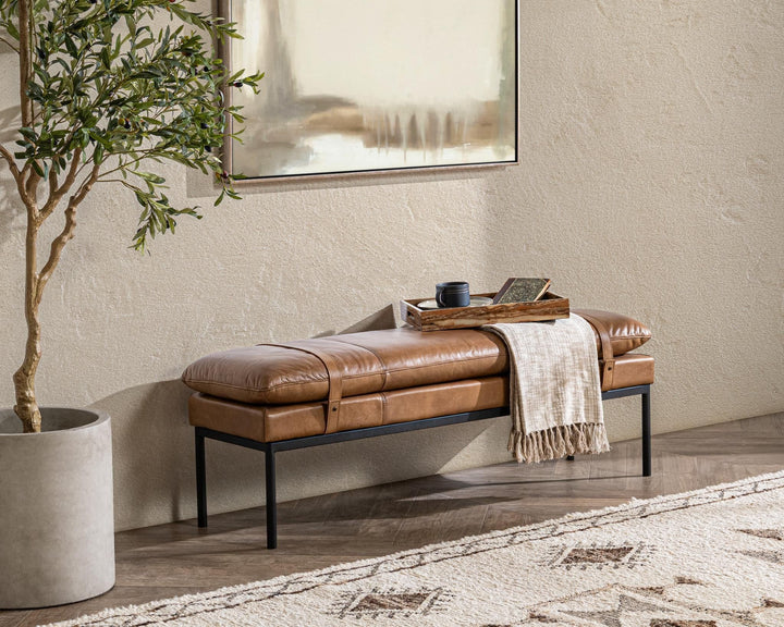 Celiah - Bench - Dark Brown