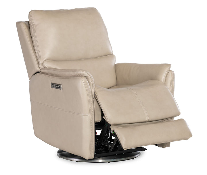 Soiree - Zero Gravity Swivel With Power Headrest and Lumbar - Beige