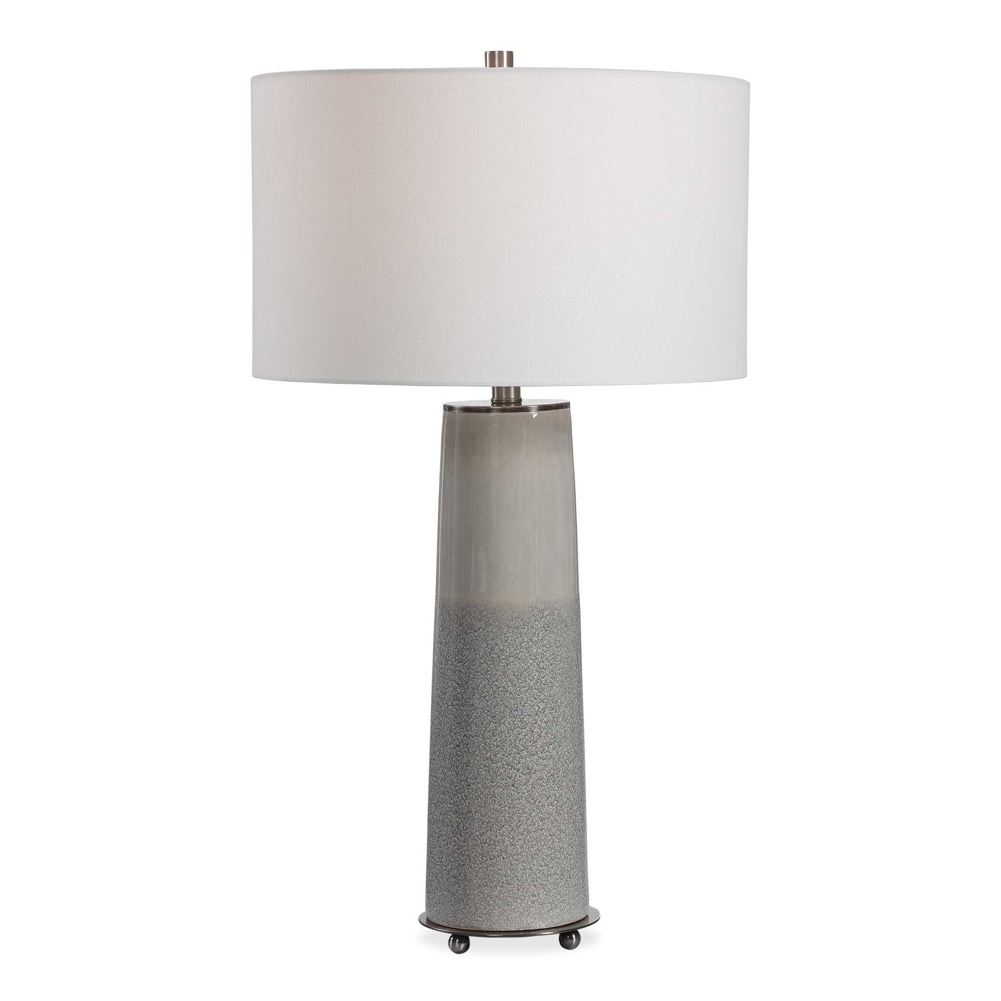 Abdel - Glaze Table Lamp - Gray