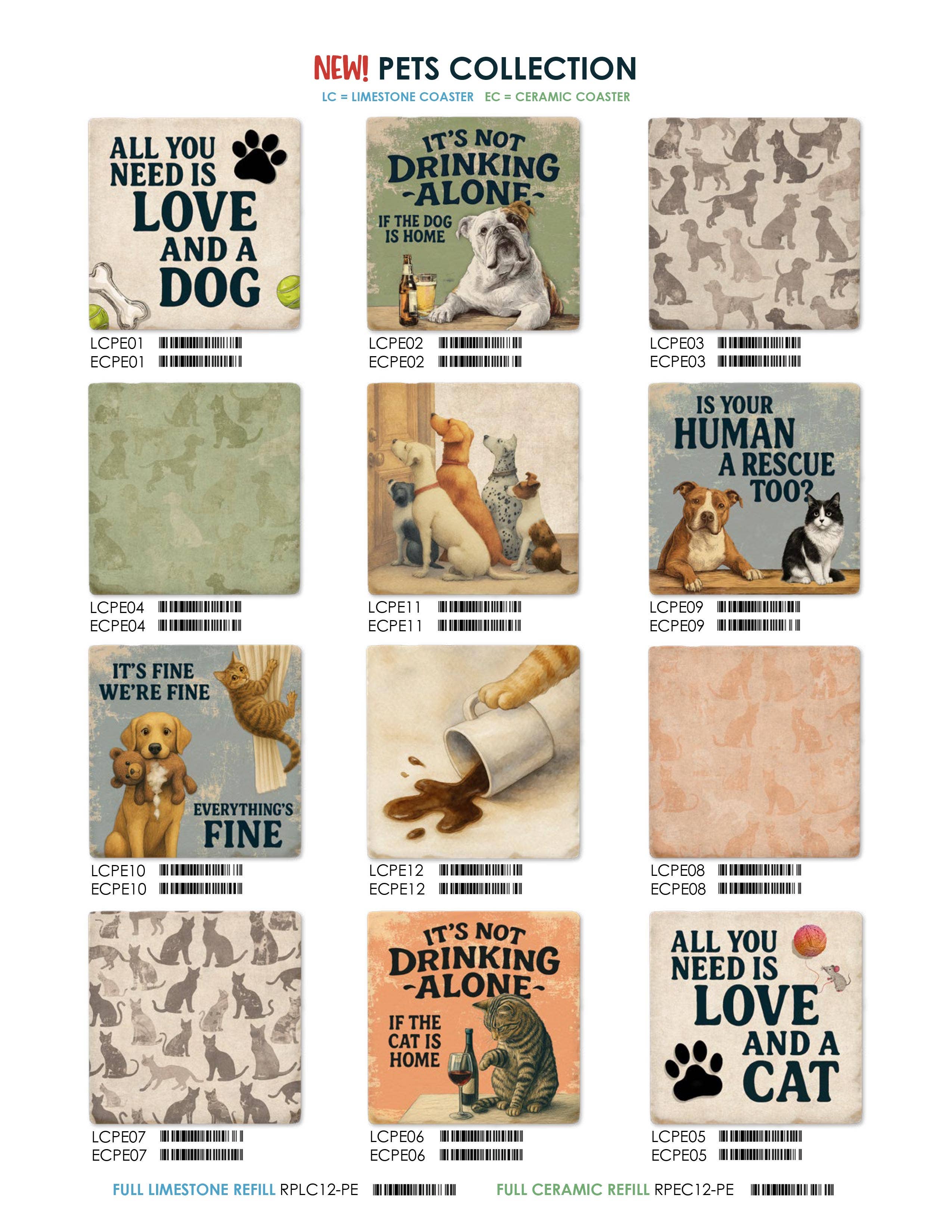 Coaster Pets Love And A Dog: Limestone