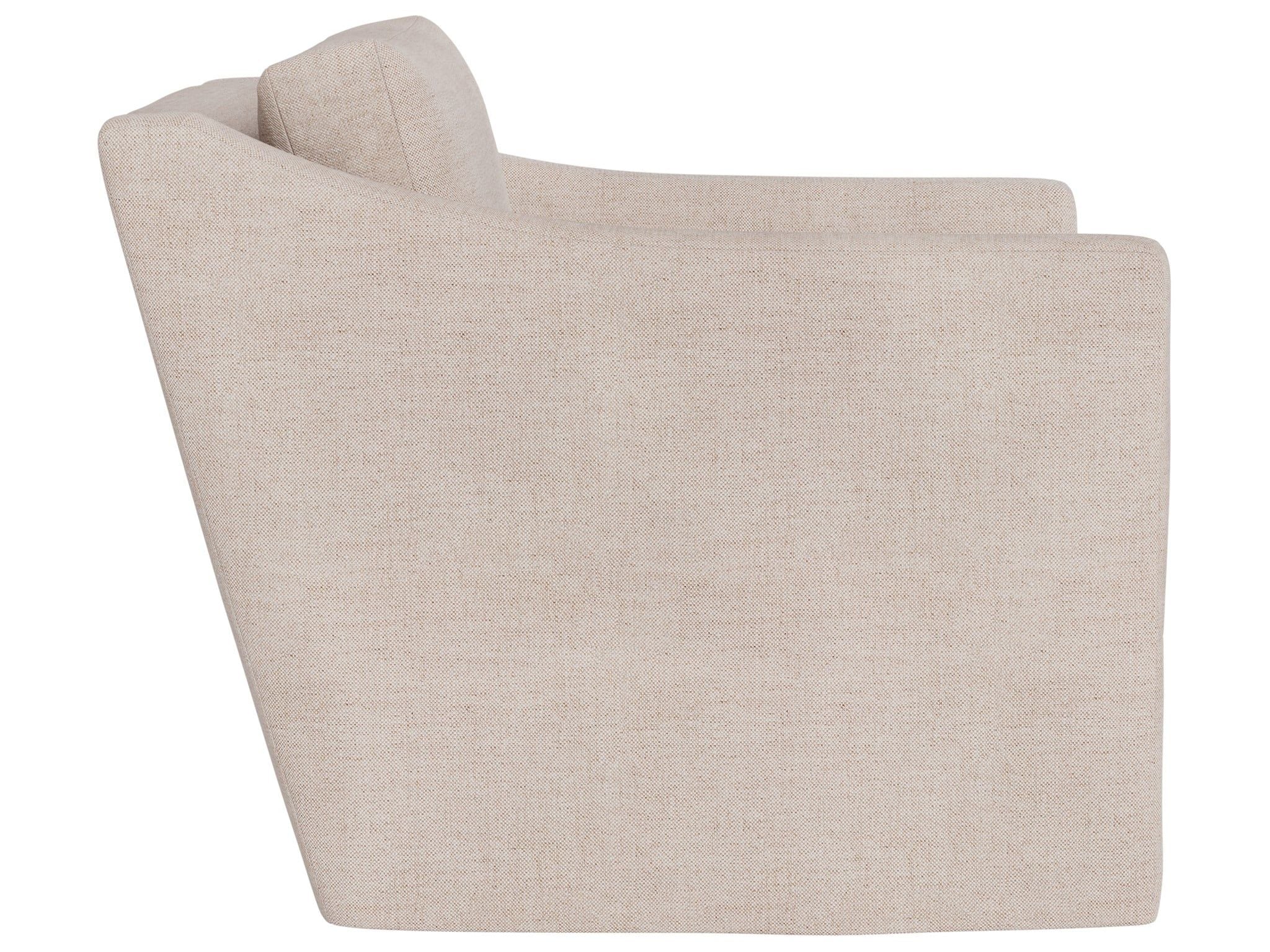 Asher - Slipcover Swivel Chair Outdoor, Special Order - Beige