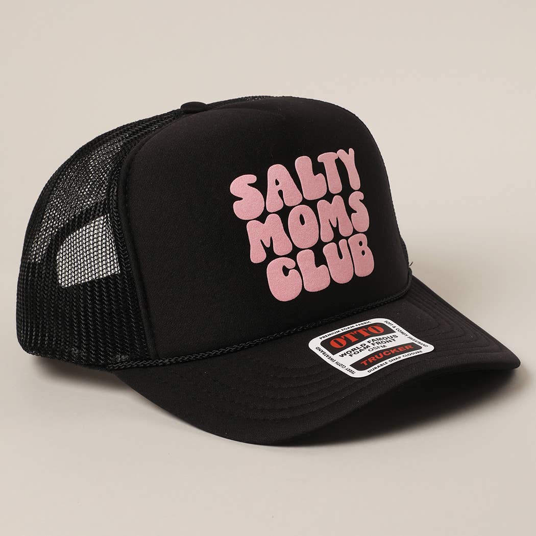 Salty Moms Club Printed Mesh Back Trucker Hat