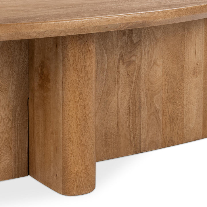 Montego - Oval Coffee Table - Natural Maple