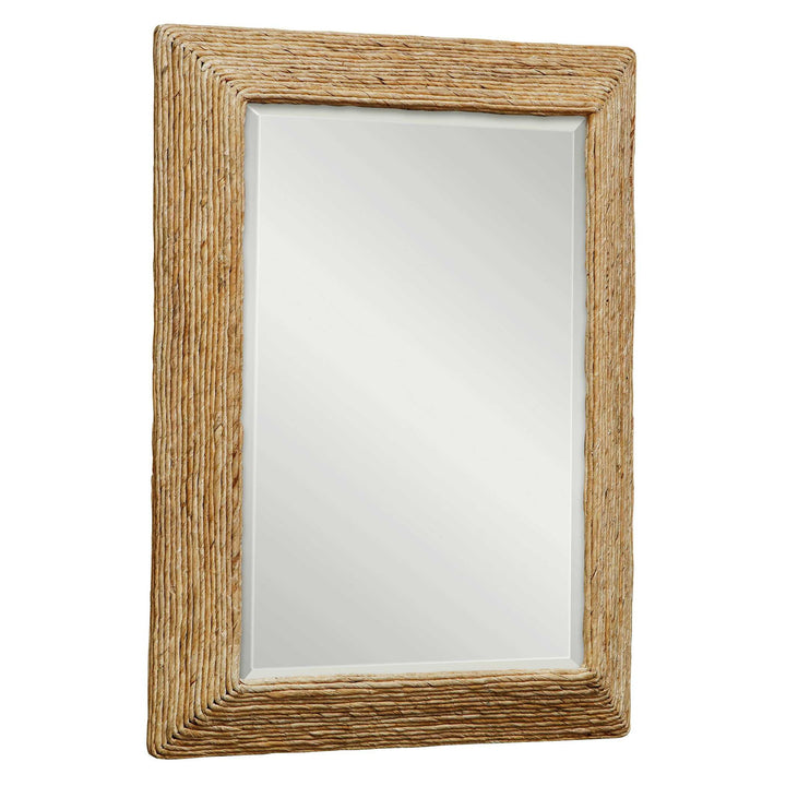 Rora - Woven Coastal Mirror - Gold