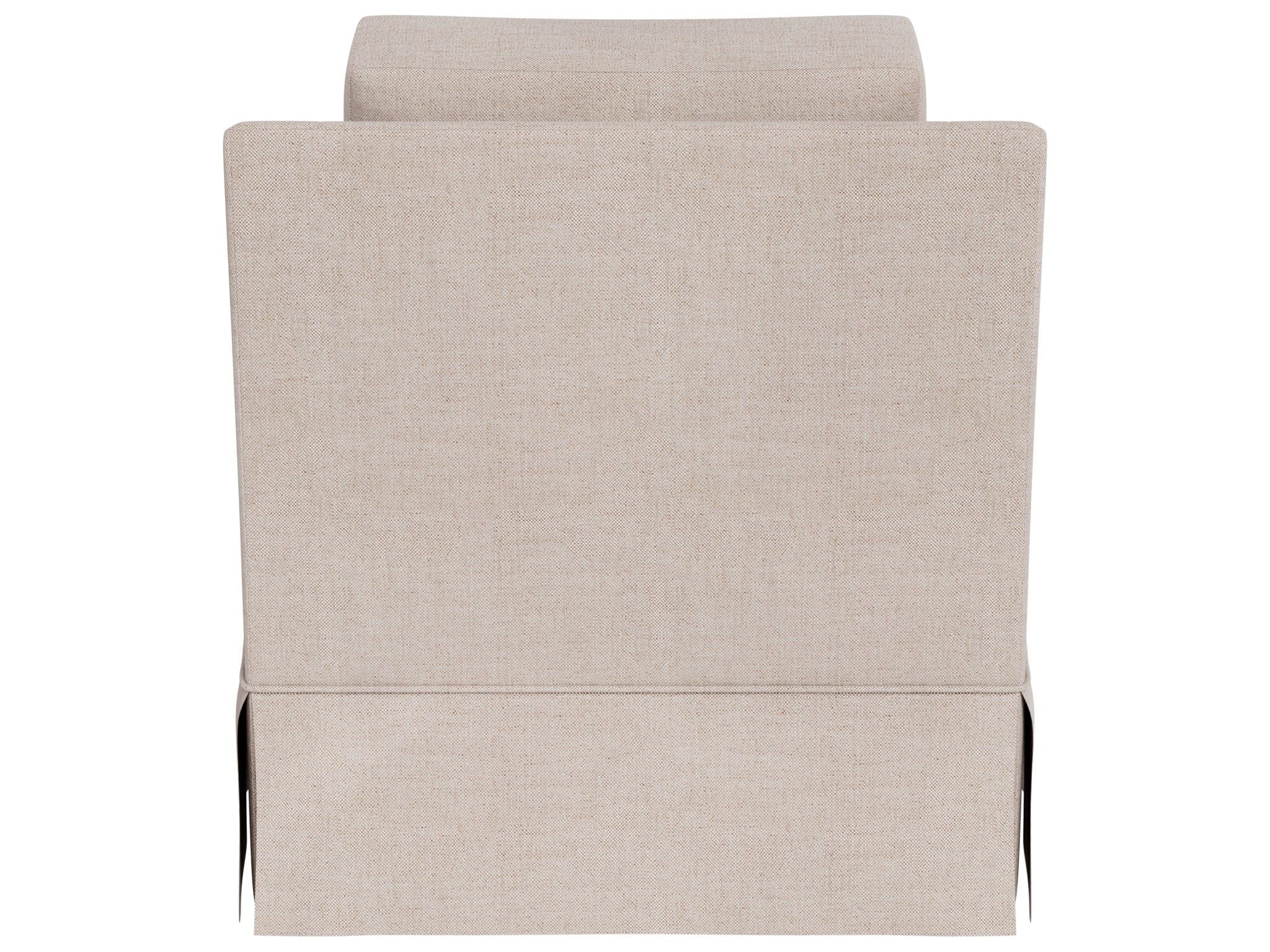 Filmore - Skirted Swivel Chair, Special Order - Beige