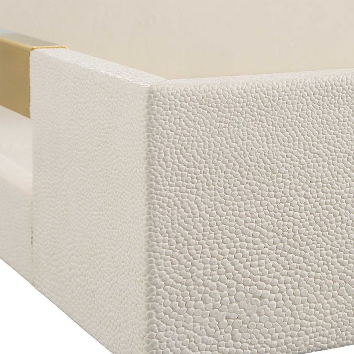 Wessex - White Shagreen Tray