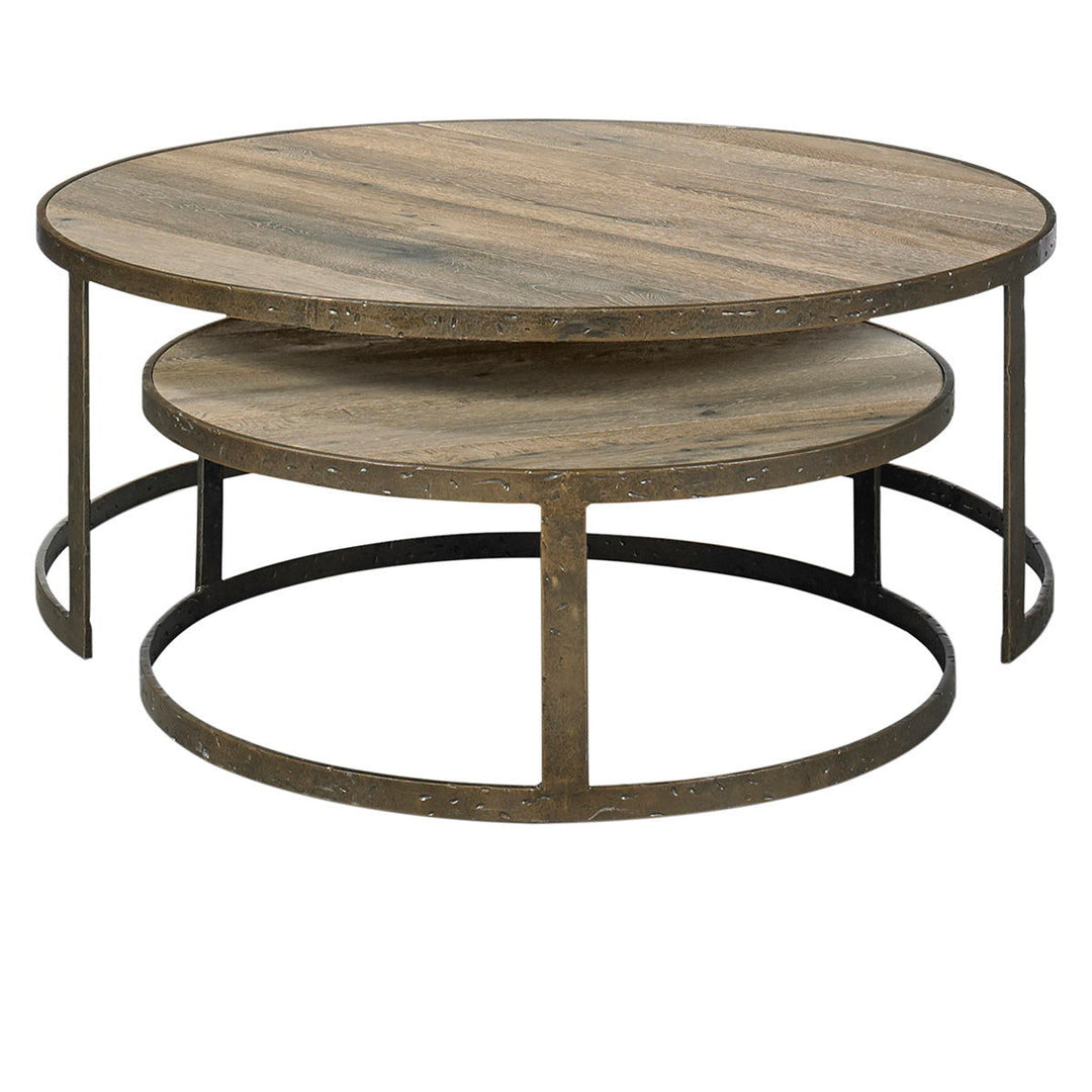Abrelle - Nesting Tables (Set of 2) - Light Brown