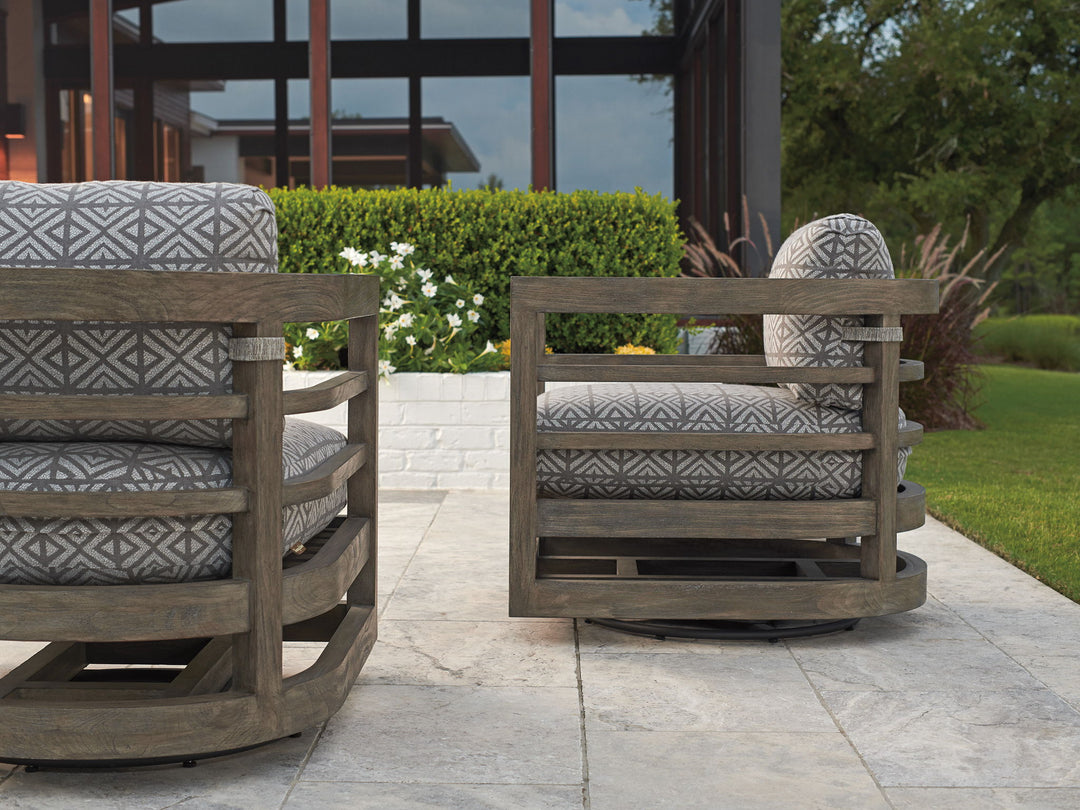 La Jolla - Occasional Swivel Chair - Dark Brown