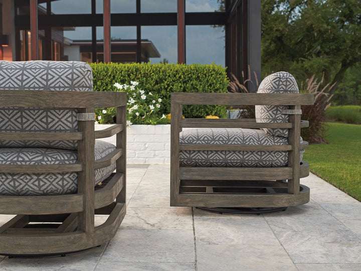 La Jolla - Occasional Swivel Chair - Dark Brown