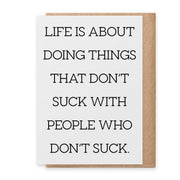 Life - Greeting Card