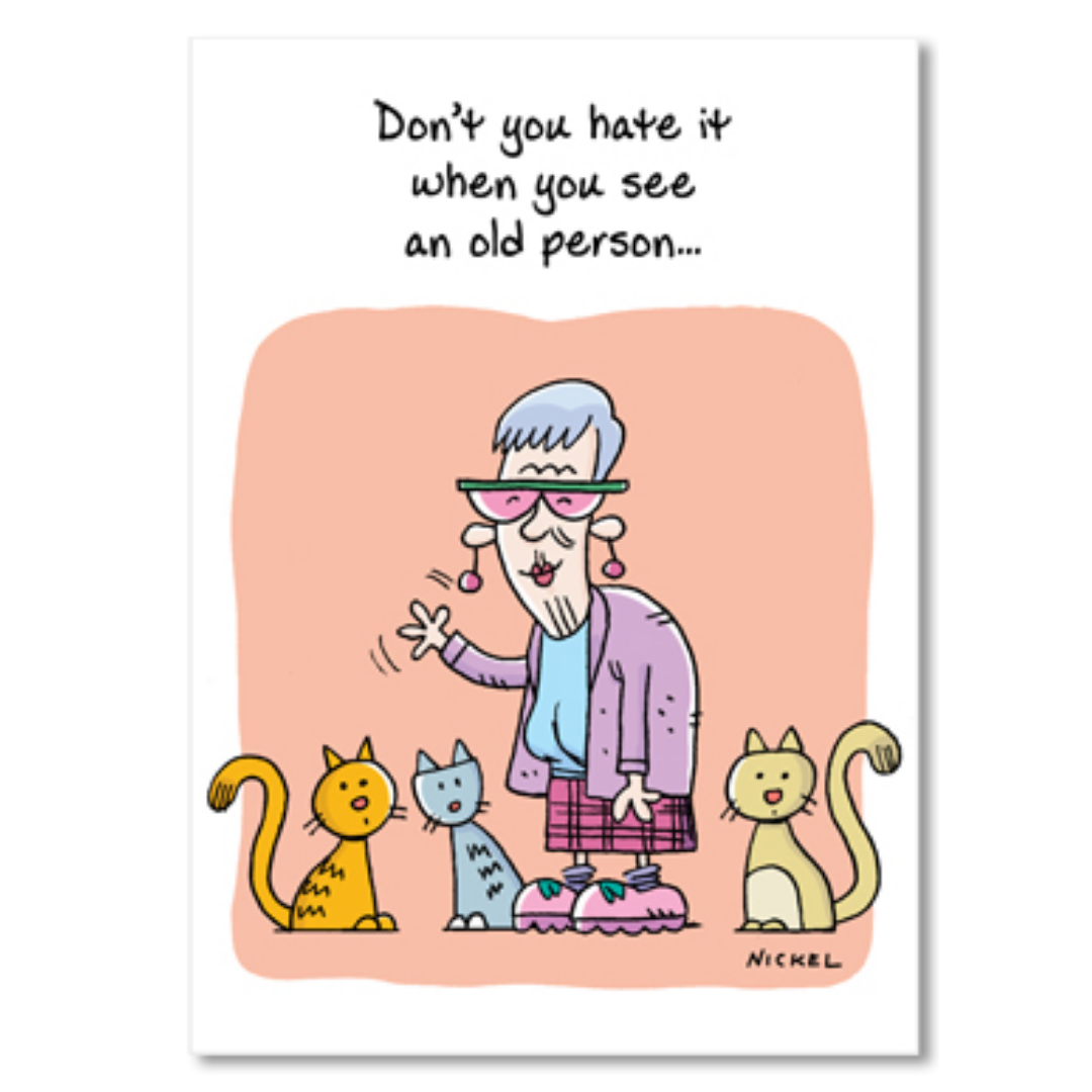 Old Person Birthday Card - 9179