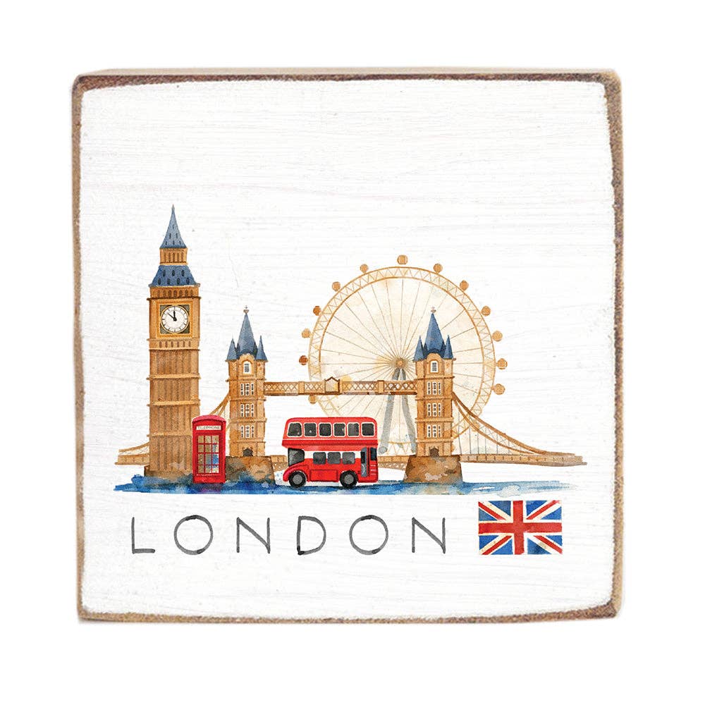 London Block Sign
