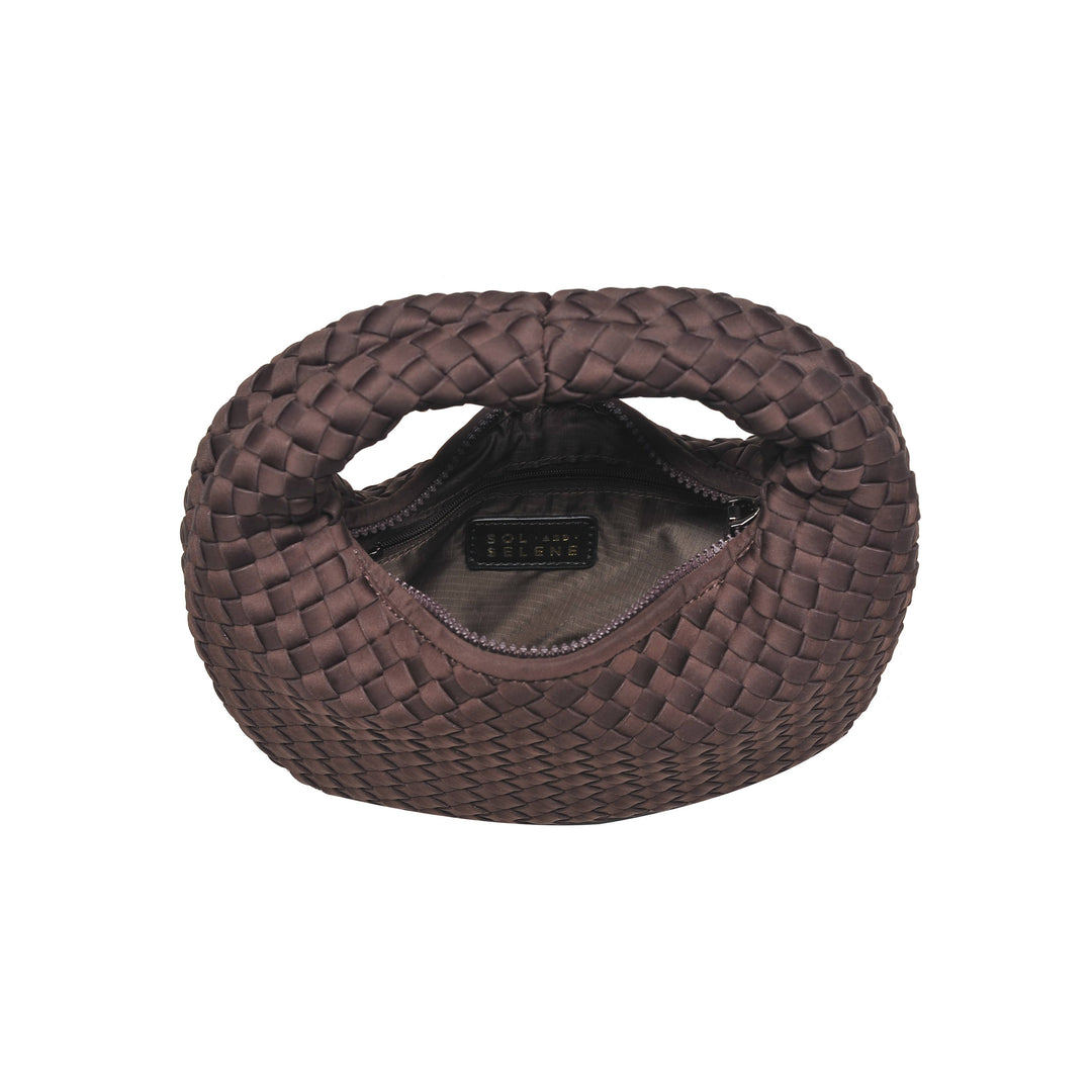 Dare to Dream - Small Woven Neoprene Clutch: Dark Denim