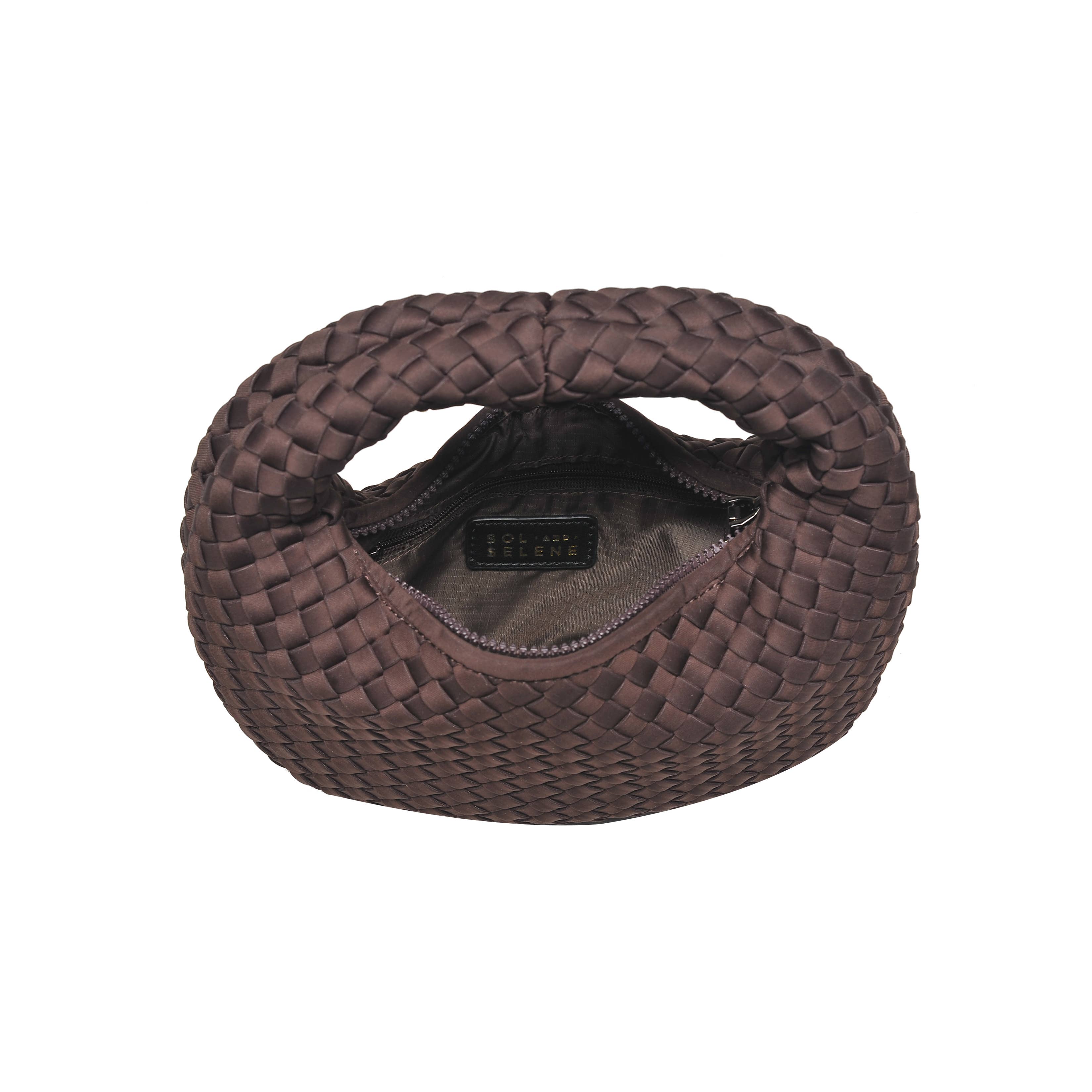 Dare to Dream - Small Woven Neoprene Clutch: Dark Denim