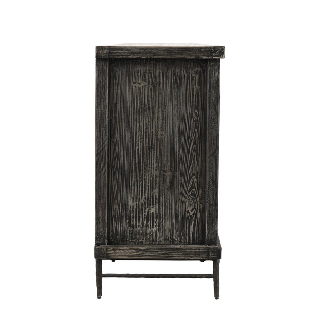 Willmark - 6 Door Iron Leg Sideboard
