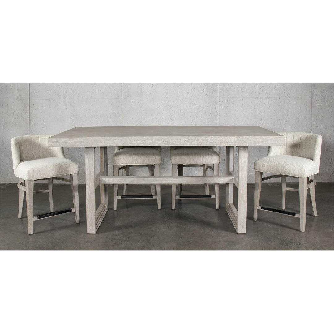 Cascade - Upholstered Curve-Back Counter Stool (Set of 2) - Dovetail