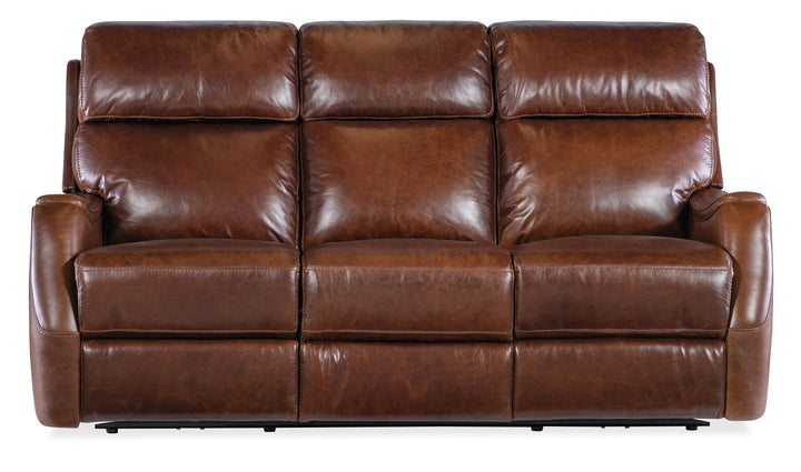 Harlan - Zero Gravity Power Sofa With Power Headrest - Dark Brown