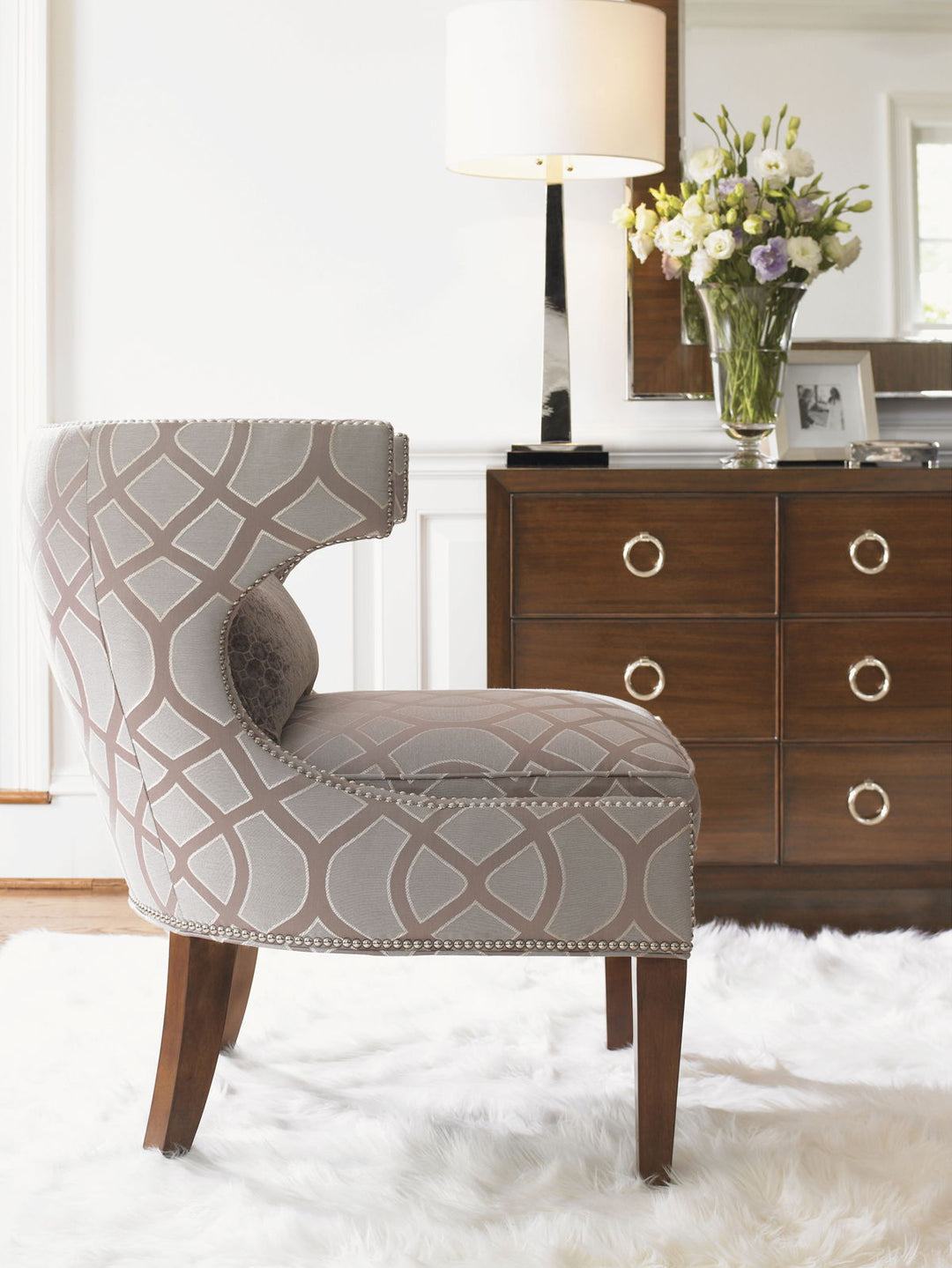 Lexington Upholstery - Greta Chair - Light Blue