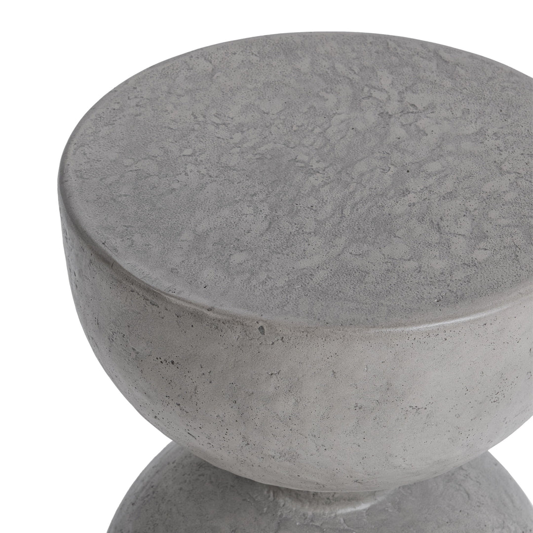 Adna - Outdoor Accent Table - Dark Gray