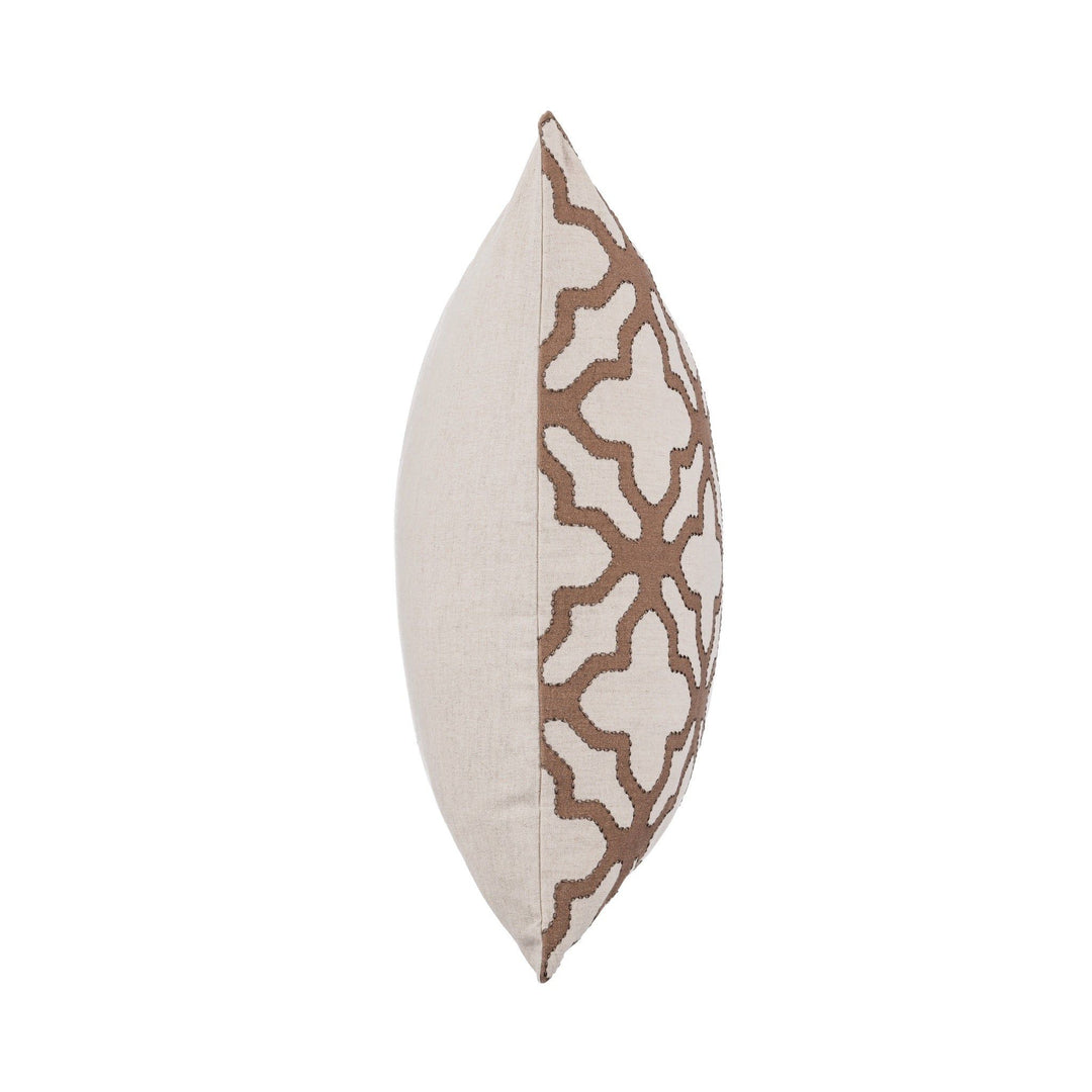 Mullan - 22" x 22" LN Pillow - Frothed Brown