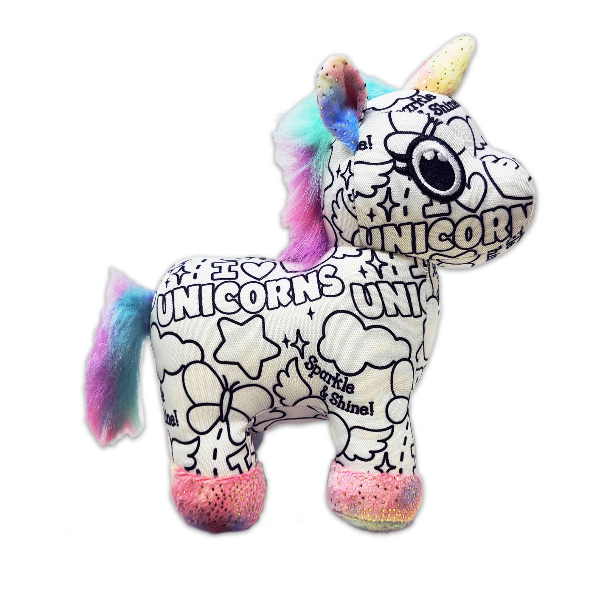8.5" Color Me Plush™ Unicorn