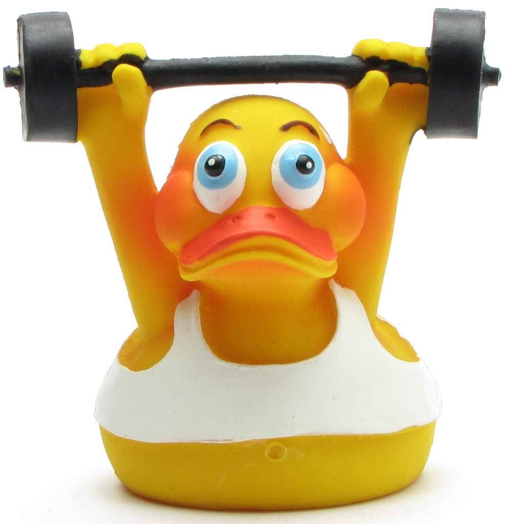 Rubber Duck Weightlifter - Rubber Duck