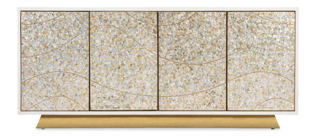 Melange - Shelly Credenza - White
