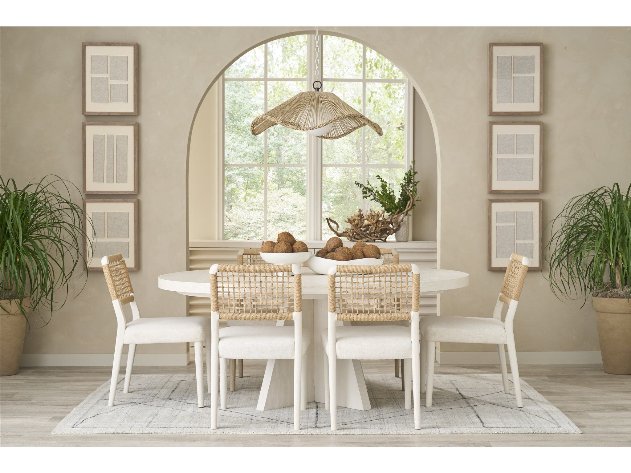 Oasis - Shoreline Chair (Set of 2) - White / Light Brown