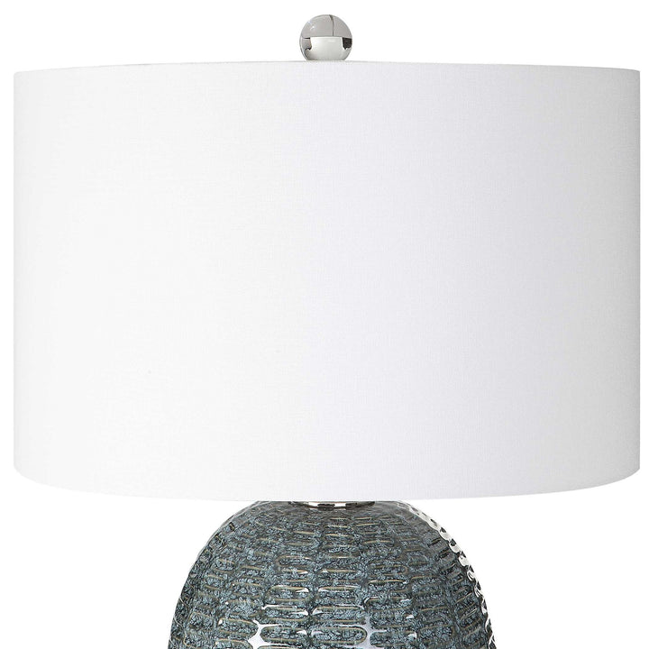 Caralina - Geometric Table Lamp - Gray