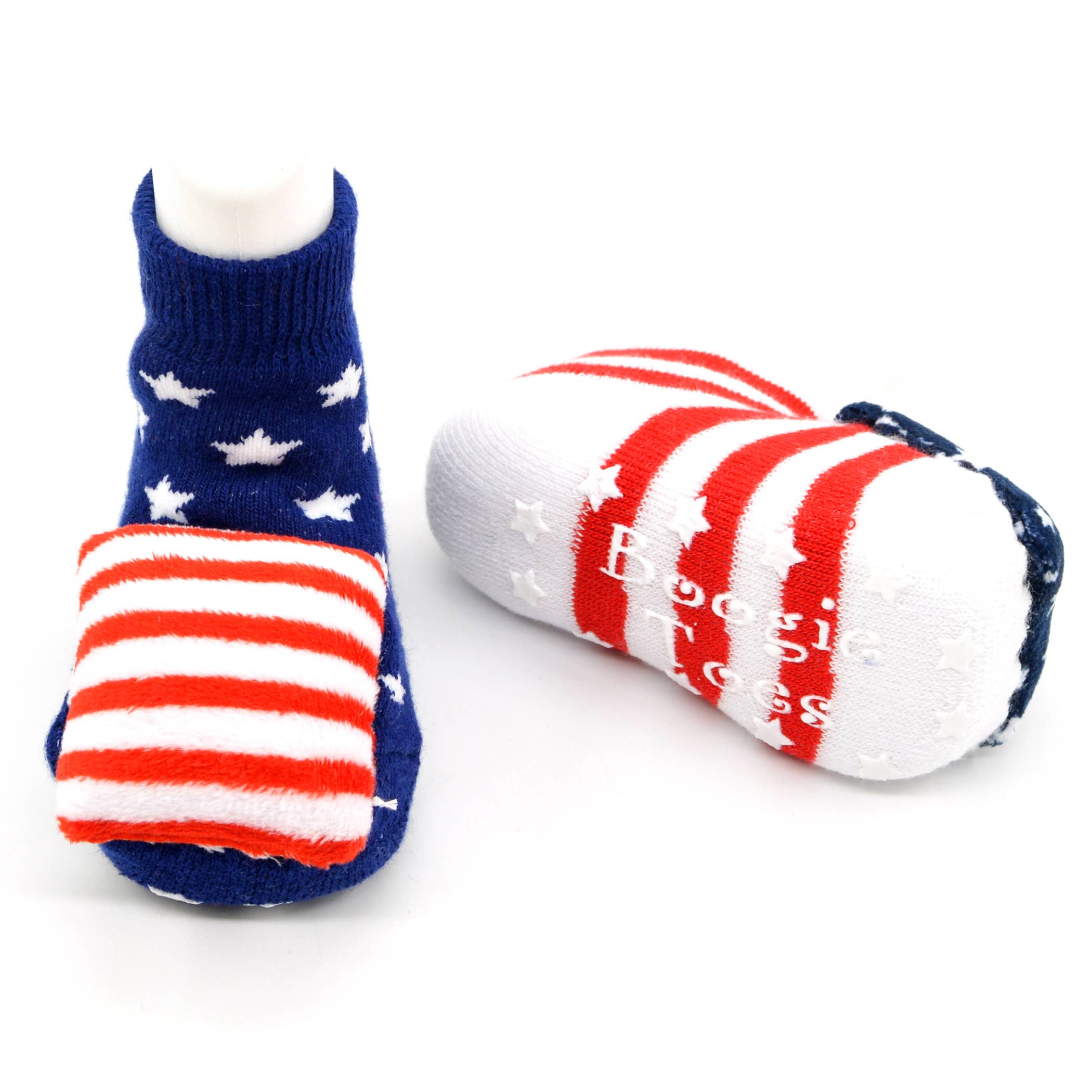 USA Boogie Toes Rattle Socks: 0-1Y