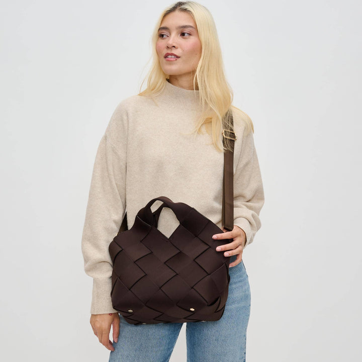 Resilience - Woven Neoprene Tote: Chocolate