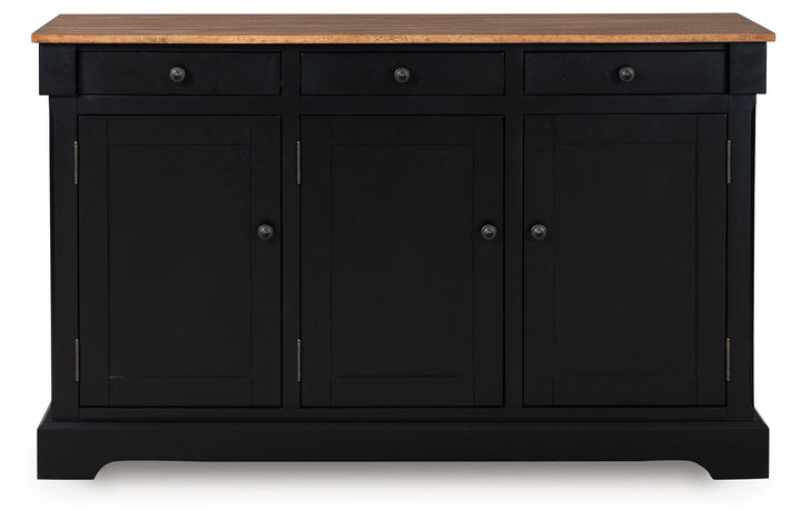 Wildenauer - Brown / Black - Dining Room Buffet