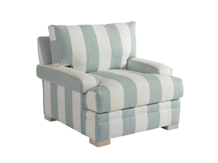 Barclay Butera Upholstery - Maxwell Chair - Light Blue