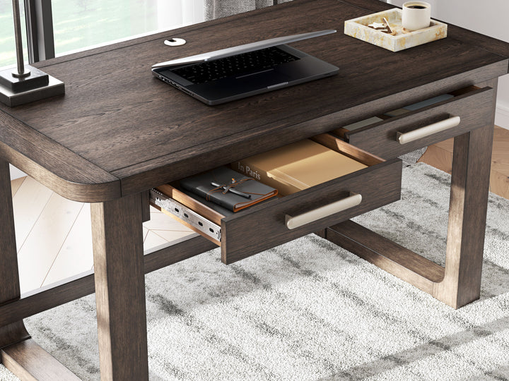 Breckington - Dark Brown - Home Office Desk
