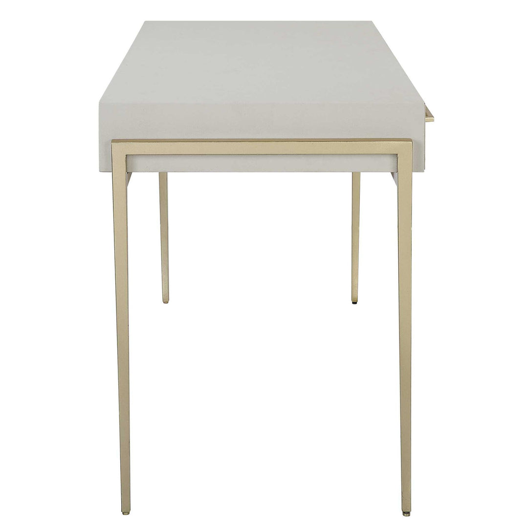 Jewel - Modern White Desk