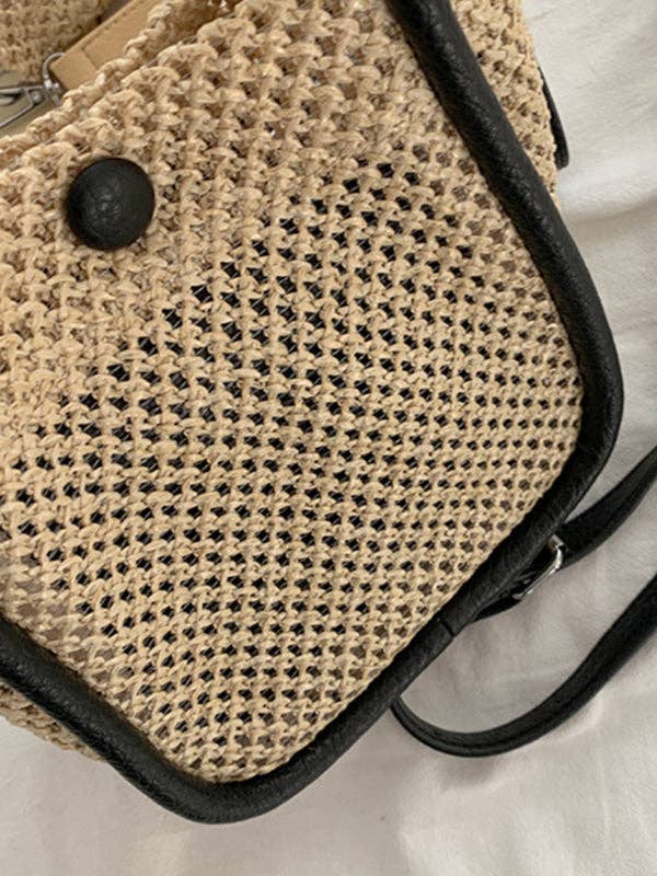 Original Creation Weave Bags Accessories: BROWN / One_size