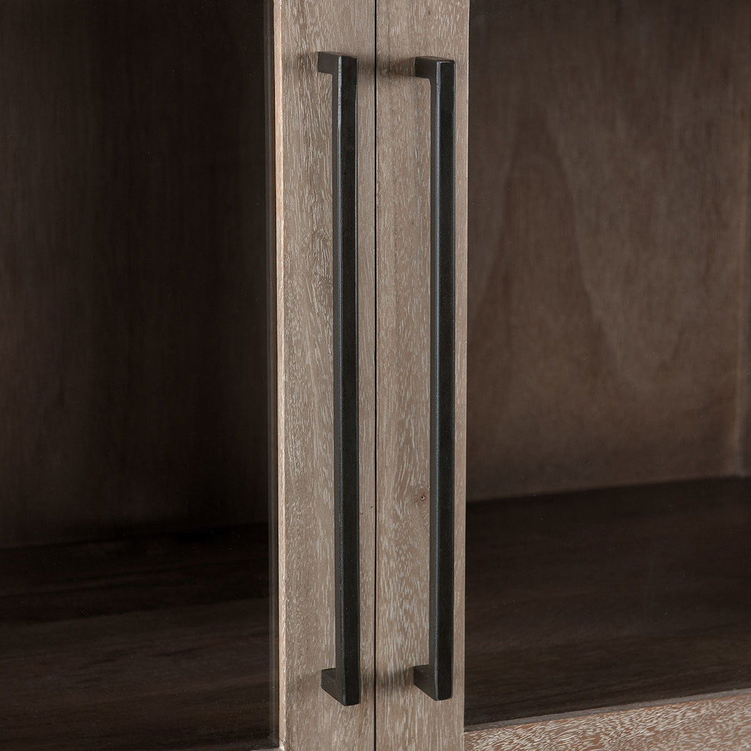 Jensen - 2 Door 1 Drawer Tall Cabinet - Taupe