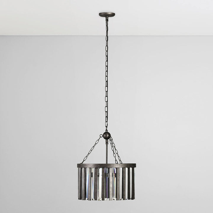 Olympia - Chandelier - Pewter
