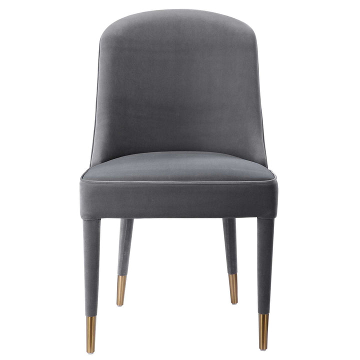 Brie - Armless Chair (Set of 2) - Gray