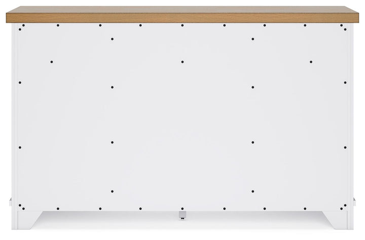 Ashbryn - White / Natural - Dining Room Server