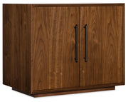 Elon - Two-Door Cabinet - Dark Brown
