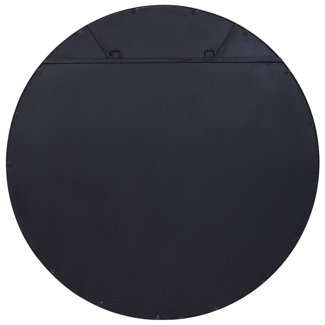 Junius - Round Mirror - Antique White