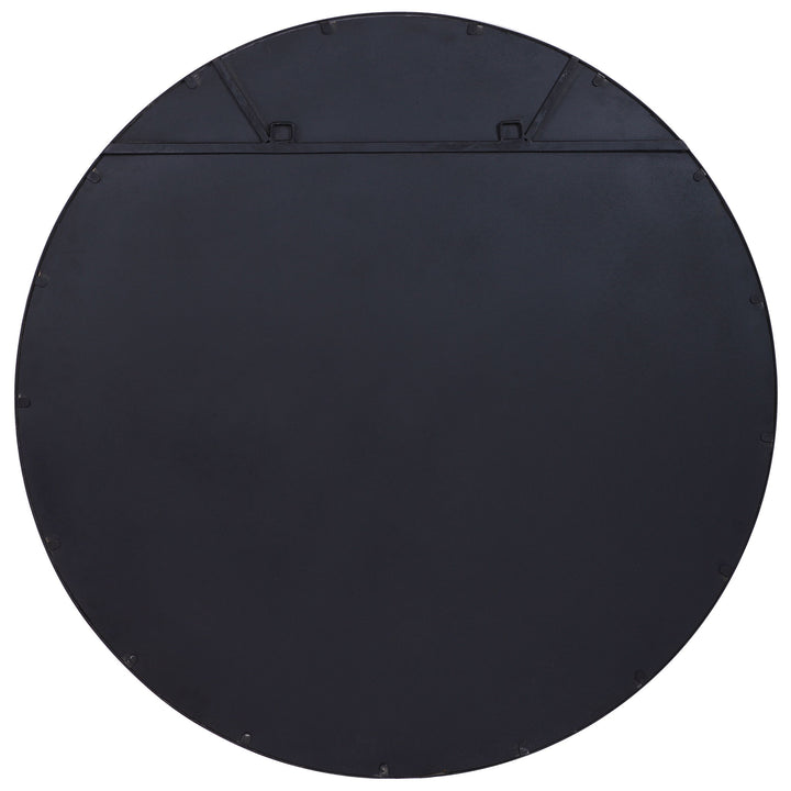 Junius - Round Mirror - Antique White