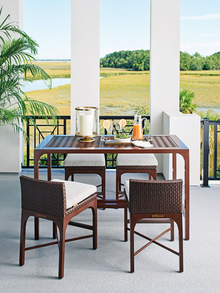 Abaco - High/Low Bistro Table - Dark Brown