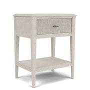 Carmella - One Drawer Accent Nightstand - Pebble Oak