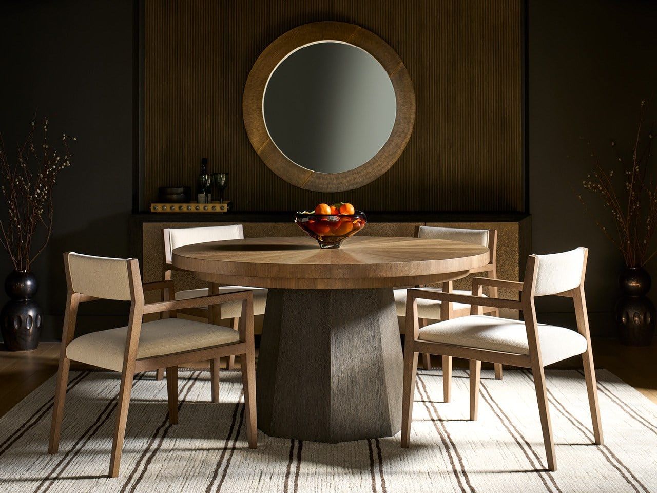 Modern - Round Dining Table - Haze