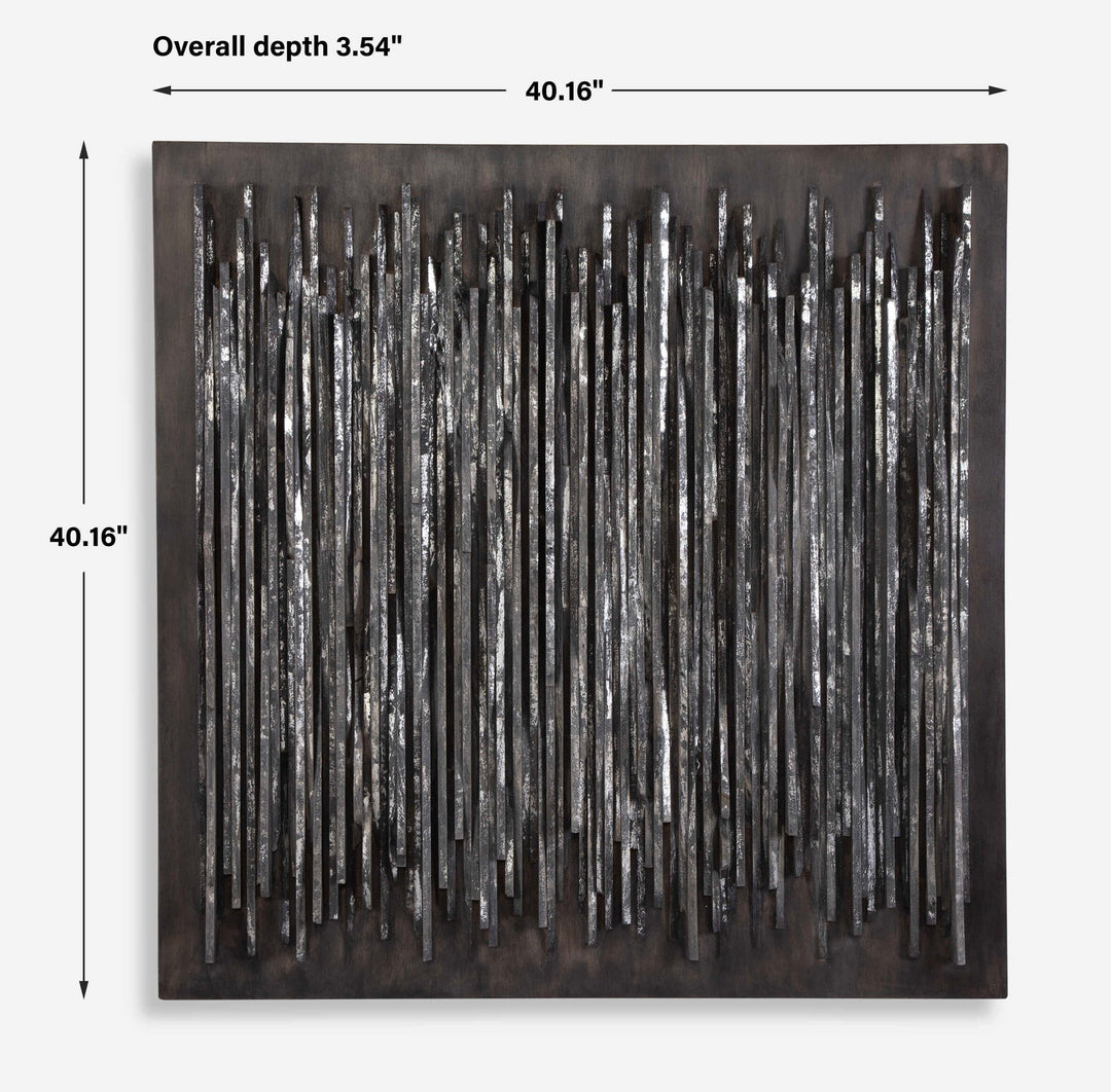 Emerge - Modern Wooden Wall Decor - Dark Brown
